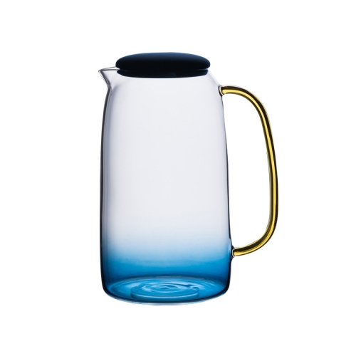 JYD0826 Household Cold Kettle Large-Capacity Heat-Resistant Heat-Resistant Teapot with Blue Silicone Lid
JYD0826 Household Cold Kettle Large-Capacity Heat-Resistant Heat-Resistant Teapot with Blue Silicone Lid