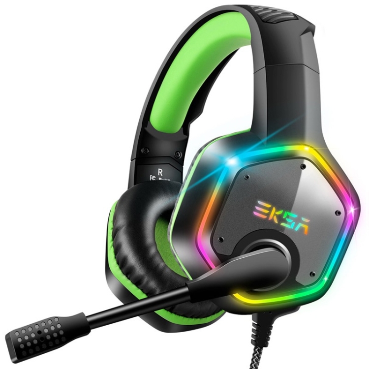 EKSA Head-Mounted Gaming Headset RGB Gaming Wire Control Desktop Computer Headset(Dark Green)
EKSA Head-Mounted Gaming Headset RGB Gaming Wire Control Desktop Computer Headset(Dark Green)