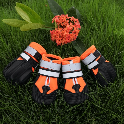 Wear-Resistant Non-Slip & Waterproof Pet Shoe Covers Medium And Large Dog Shoes(XXL Orange)
Wear-Resistant Non-Slip & Waterproof Pet Shoe Covers Medium And Large Dog Shoes(XXL Orange)