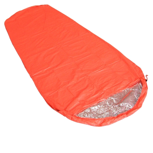 Outdoor Hiking Camping Heat-Reflective Thermal Insulation Sleeping Bag Emergency Blanket Mummy 210cm x 83cm
Outdoor Hiking Camping Heat-Reflective Thermal Insulation Sleeping Bag Emergency Blanket Mummy 210cm x 83cm