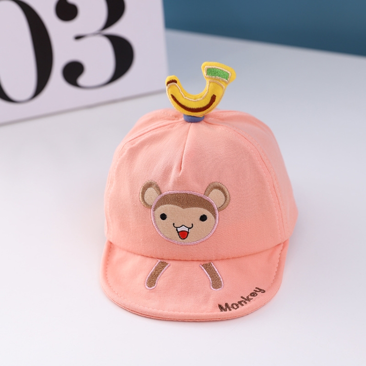 C0329 Cartoon Little Monkey Embroidery Pattern Baby Cap Spring Baby Cotton Cap, Size: 46cm Adjustable(Light Orange)
C0329 Cartoon Little Monkey Embroidery Pattern Baby Cap Spring Baby Cotton Cap, Size: 46cm Adjustable(Light Orange)