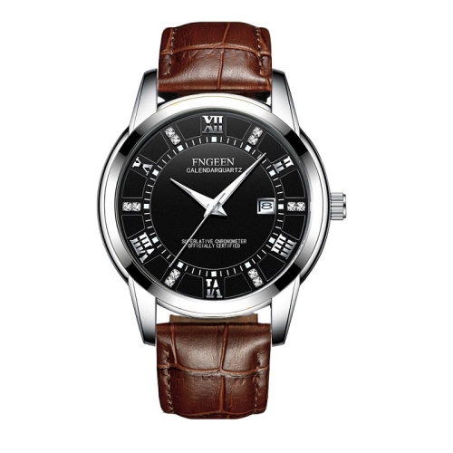 FNGEEN 2081 Men Quartz Watch Student Luminous Sports Watch(Brown Leather White Steel Black Surface)
FNGEEN 2081 Men Quartz Watch Student Luminous Sports Watch(Brown Leather White Steel Black Surface)