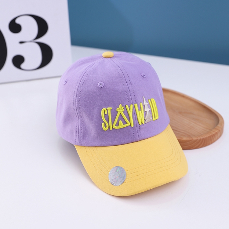 C0282 Letter Embroidery Pattern Children Baseball Cap Baby Peaked Cap, Size: 52cm Adjustable(Purple)
C0282 Letter Embroidery Pattern Children Baseball Cap Baby Peaked Cap, Size: 52cm Adjustable(Purple)