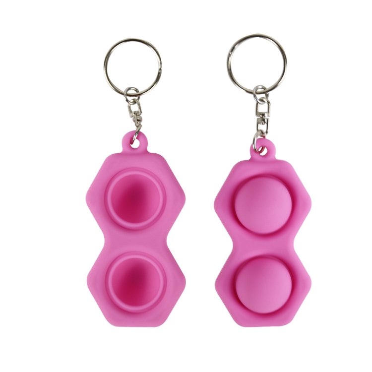 4 PCS Press Bubble Fun Mini Pressure Relief Fingertip Toy Silicone Finger Practice Keychain,Style: Hexagon (Pink)
4 PCS Press Bubble Fun Mini Pressure Relief Fingertip Toy Silicone Finger Practice Keychain,Style: Hexagon (Pink)