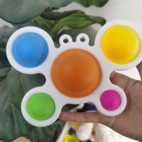 Press Bubble Fun Mini Pressure Relief Fingertip Toy Silicone Finger Practice Keychain,Style: Crab
Press Bubble Fun Mini Pressure Relief Fingertip Toy Silicone Finger Practice Keychain,Style: Crab