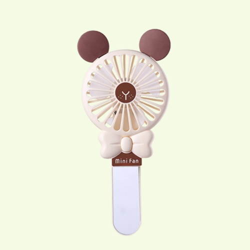Student Portable Beauty Mirror Comb Mini Handheld USB Fan, Colour: Folded Brown
Student Portable Beauty Mirror Comb Mini Handheld USB Fan, Colour: Folded Brown