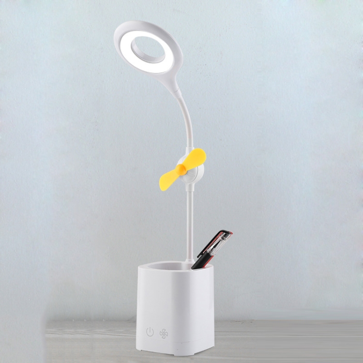 WS-8010 LED Fan Desk Lamp Bedside Desk USB Folding Desk Lamp, Colour: Pen Holder Yellow Fan Blade
WS-8010 LED Fan Desk Lamp Bedside Desk USB Folding Desk Lamp, Colour: Pen Holder Yellow Fan Blade