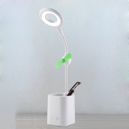 WS-8010 LED Fan Desk Lamp Bedside Desk USB Folding Desk Lamp, Colour: Pen Holder Green Fan Blade
WS-8010 LED Fan Desk Lamp Bedside Desk USB Folding Desk Lamp, Colour: Pen Holder Green Fan Blade