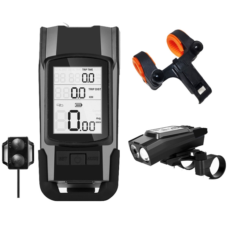 3 In 1 Wireless Bicycle Code Meter Lamp Strong Light Front Light, Colour: Upgrade Floating (Black)
3 In 1 Wireless Bicycle Code Meter Lamp Strong Light Front Light, Colour: Upgrade Floating (Black)