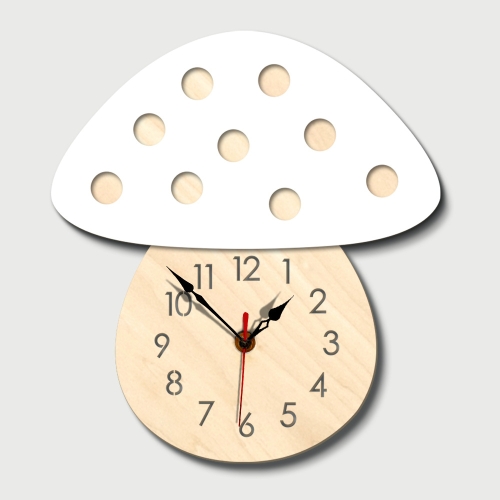 Kindergarten Cartoon Mute Wall Clock Creative Children Colorful Mushroom Decorative Clock(White)
Kindergarten Cartoon Mute Wall Clock Creative Children Colorful Mushroom Decorative Clock(White)