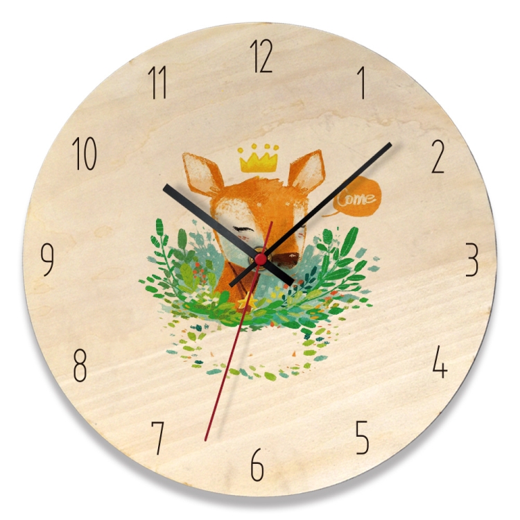 Cartoon Clocks Living Room Decoration Retro Creative Wall Clock Simple Wooden Wall Clock(Deer D)
Cartoon Clocks Living Room Decoration Retro Creative Wall Clock Simple Wooden Wall Clock(Deer D)