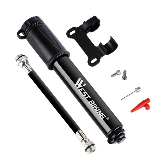 West Biking Bicycle High Pressure Pump Mini Portable Basketball Inflator With Hose(Black)
West Biking Bicycle High Pressure Pump Mini Portable Basketball Inflator With Hose(Black)