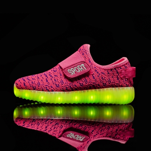 Led Light Luminous Shoes Flying Woven Sports And Leisure Shoes For Children, Size: 31(Pink)
Led Light Luminous Shoes Flying Woven Sports And Leisure Shoes For Children, Size: 31(Pink)