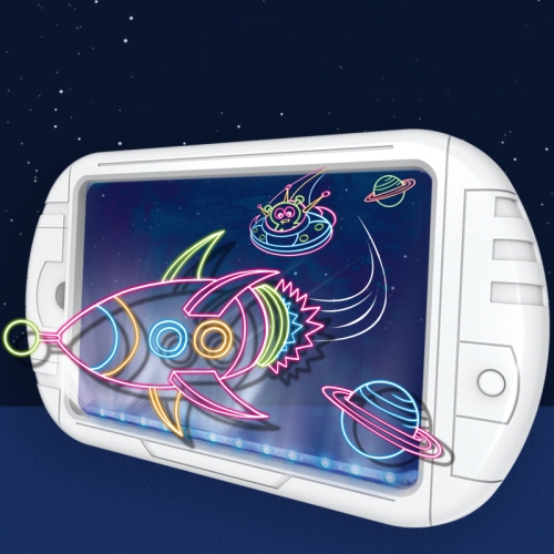 3D Fluorescent Drawing Board Magic Luminous Three-Dimensional Writing Board Graffiti Board Lighting Puzzle Children Drawing Board,Style: YM164 (Space Version)
3D Fluorescent Drawing Board Magic Luminous Three-Dimensional Writing Board Graffiti Board Lighting Puzzle Children Drawing Board,Style: YM164 (Space Version)
