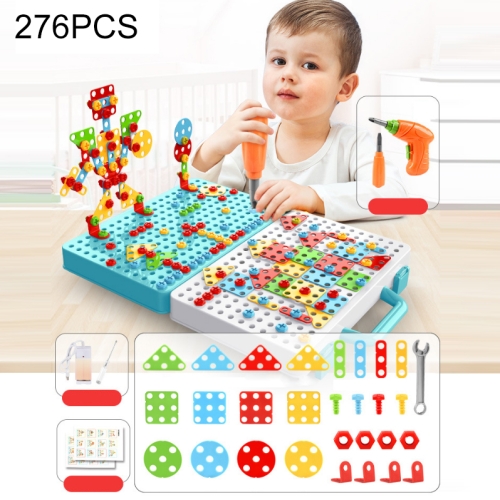 Children Screw-Tightening Electric Drill Toy Manual Assembly Toolbox, Style: 3D + Electric Drill+ Charger (276 PCS)
Children Screw-Tightening Electric Drill Toy Manual Assembly Toolbox, Style: 3D + Electric Drill+ Charger (276 PCS)