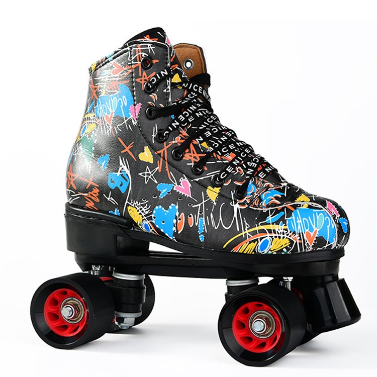 Adult Children Graffiti Roller Skates Shoes Double Row Four-Wheel Roller Skates Shoes, Size: 34(No Flash Wheel Black)
Adult Children Graffiti Roller Skates Shoes Double Row Four-Wheel Roller Skates Shoes, Size: 34(No Flash Wheel Black)