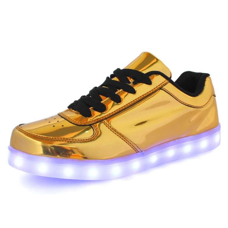 Gold And Silver Colorful Light Shoes LED Light-Up Shoes, Size: 45(Low-cut Gold)
Gold And Silver Colorful Light Shoes LED Light-Up Shoes, Size: 45(Low-cut Gold)