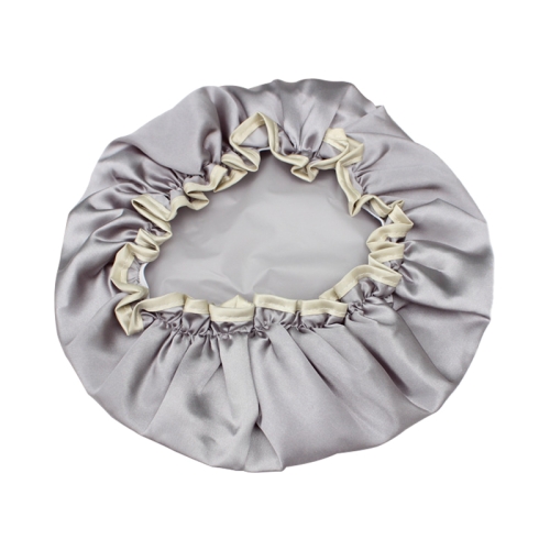 Lovely Thick Women Satin Colorful Double Waterproof Hair Cover Bathing Cap(Grey)
Lovely Thick Women Satin Colorful Double Waterproof Hair Cover Bathing Cap(Grey)