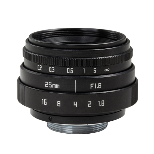 CA011A 25mm F1.8 Fixed Focus Camera Lens Simple Version C-Mount Ⅵ Generation Micro Single Lens
CA011A 25mm F1.8 Fixed Focus Camera Lens Simple Version C-Mount Ⅵ Generation Micro Single Lens