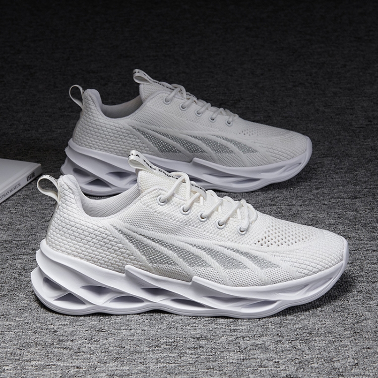 Breathable Fly Woven Mesh Shoes Men Casual Sports Running Shoes, Size: 41(White)
Breathable Fly Woven Mesh Shoes Men Casual Sports Running Shoes, Size: 41(White)