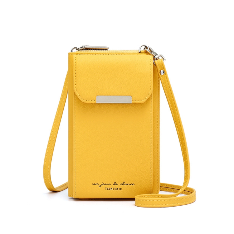 T6035 Multifunctional Lady Shoulder Bag Mini Messenger Mobile Phone Bag(Yellow)
T6035 Multifunctional Lady Shoulder Bag Mini Messenger Mobile Phone Bag(Yellow)