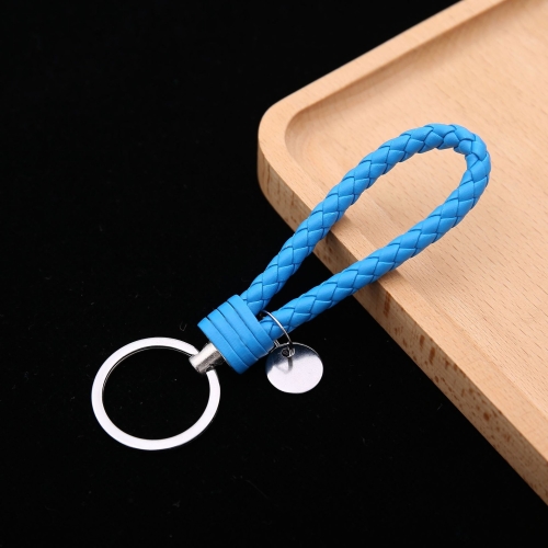 100 PCS Woven Leather Cord Keychain Car Pendant Leather Key Ring Baotou With Small Round Piece(Medium Blue)
100 PCS Woven Leather Cord Keychain Car Pendant Leather Key Ring Baotou With Small Round Piece(Medium Blue)