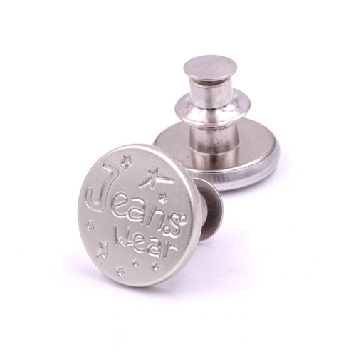 20 PCS 17mm Jeans Buttons Nail-Free Adjustable And Detachable Buttons, Colour: Style 10
20 PCS 17mm Jeans Buttons Nail-Free Adjustable And Detachable Buttons, Colour: Style 10