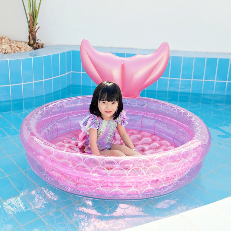 Inflatable Mermaid Shape Pool Home Children Baby Pink Round Swimming Pool Floating Air Cushion, Size: 90cm
Inflatable Mermaid Shape Pool Home Children Baby Pink Round Swimming Pool Floating Air Cushion, Size: 90cm
