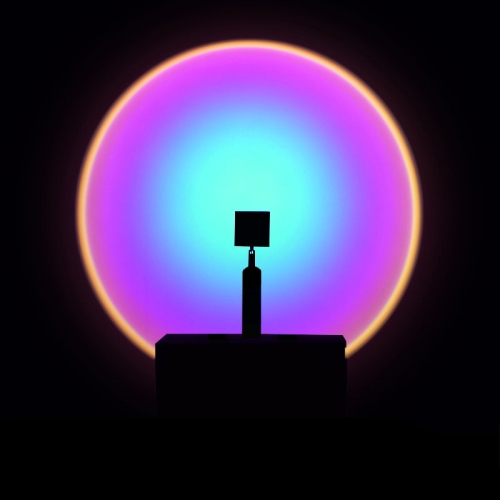 Live Broadcast Atmosphere Lamp Living Room Bedroom Sunset Lamp Projector Lamp, EU Plug, 20cm Table Lamp (Blue Purple)
Live Broadcast Atmosphere Lamp Living Room Bedroom Sunset Lamp Projector Lamp, EU Plug, 20cm Table Lamp (Blue Purple)