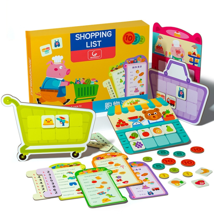 Children Shopping List Board Games Baby Early Education Educational Thinking Training Toys
Children Shopping List Board Games Baby Early Education Educational Thinking Training Toys