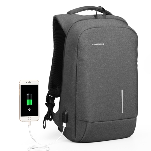 KINGSONS KS-3149 Laptop Backpack College Student Anti-Theft USB Shoulders Bag 15.6-inch (Dark Gray)
KINGSONS KS-3149 Laptop Backpack College Student Anti-Theft USB Shoulders Bag 15.6-inch (Dark Gray)