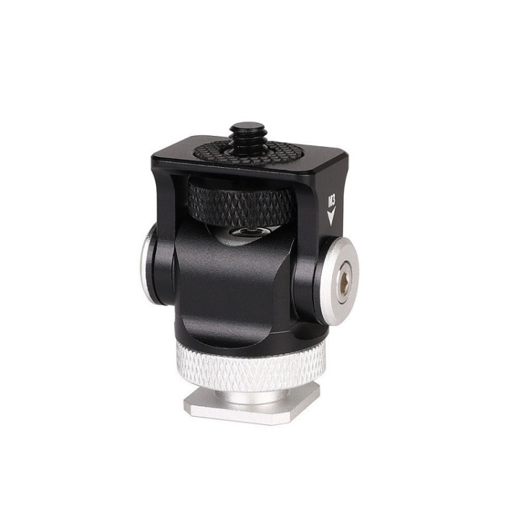 180 Degree Swing Mini Tripod Ball-Head Bracket Cold Shoe Mount 1/4 inch Screw Adapter
180 Degree Swing Mini Tripod Ball-Head Bracket Cold Shoe Mount 1/4 inch Screw Adapter