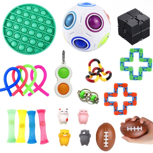 Pavilion Reduced Pressure Squeezed Toy Set Relieves Irritated Anxiety Toys, Colour: 22B (22 PCS)
Pavilion Reduced Pressure Squeezed Toy Set Relieves Irritated Anxiety Toys, Colour: 22B (22 PCS)