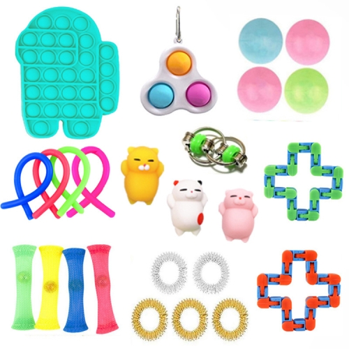 Pavilion Reduced Pressure Squeezed Toy Set Relieves Irritated Anxiety Toys, Colour: 362 (25 PCS)
Pavilion Reduced Pressure Squeezed Toy Set Relieves Irritated Anxiety Toys, Colour: 362 (25 PCS)
