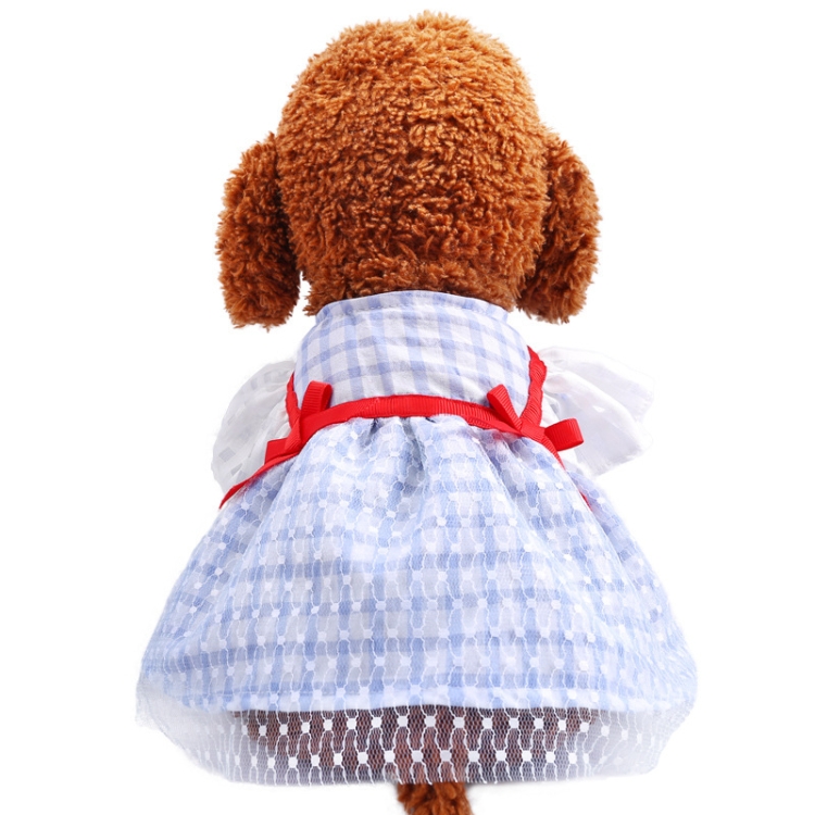 Dog Cat Spring And Summer Clothes Pet Skirt, Size: XL(Red Ribbon Blue Griffine Skirt)
Dog Cat Spring And Summer Clothes Pet Skirt, Size: XL(Red Ribbon Blue Griffine Skirt)