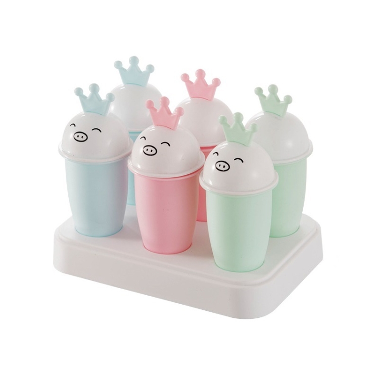 2 Sets 6 in 1 Home Cartoon Crown Pig DIY Popsicle Mold Plastic Handmade Ice Mold Set
2 Sets 6 in 1 Home Cartoon Crown Pig DIY Popsicle Mold Plastic Handmade Ice Mold Set