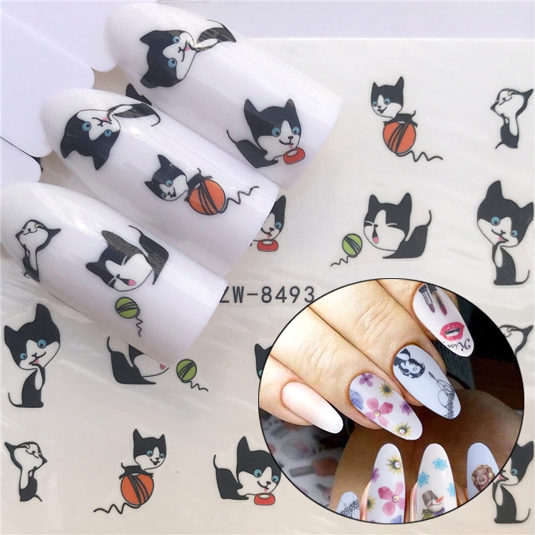3 PCS Nail Sticker Set Decal Water Transfer Slider Nails Art Decoration, Color:YZW8493
3 PCS Nail Sticker Set Decal Water Transfer Slider Nails Art Decoration, Color:YZW8493