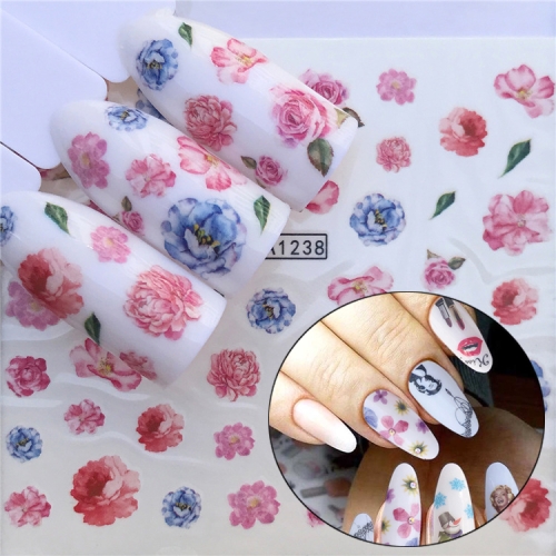 3 PCS Nail Sticker Set Decal Water Transfer Slider Nails Art Decoration, Color:YZWA1238
3 PCS Nail Sticker Set Decal Water Transfer Slider Nails Art Decoration, Color:YZWA1238