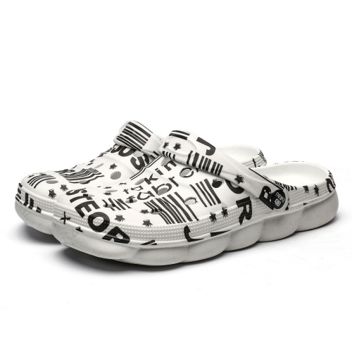Spring And Summer Men EVA Casual Breathable Sandals Letter Beach Shoes Slippers, Size: 36(White)
Spring And Summer Men EVA Casual Breathable Sandals Letter Beach Shoes Slippers, Size: 36(White)