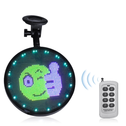 Car LED Screen Wifi Full-Color Disc Expression Light Supports Multi-Language/GIF Animation
Car LED Screen Wifi Full-Color Disc Expression Light Supports Multi-Language/GIF Animation
