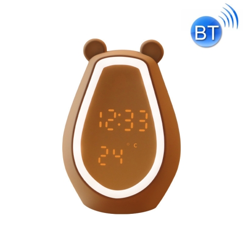 Bear Alarm Clock LED Digital Silent Bedside Lamp Bluetooth Speaker USB Charging Children Cartoon Night Light(Bluetooth+Small Program Version)
Bear Alarm Clock LED Digital Silent Bedside Lamp Bluetooth Speaker USB Charging Children Cartoon Night Light(Bluetooth+Small Program Version)