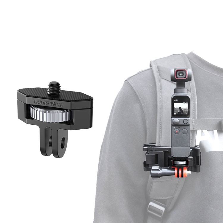 Sunnylife 1/4 inch Metal Adjustable Adapter For DJI Pocket 2 / FIMI PALM 2 / Insta360 One X-2(Dark Grey)
Sunnylife 1/4 inch Metal Adjustable Adapter For DJI Pocket 2 / FIMI PALM 2 / Insta360 One X-2(Dark Grey)