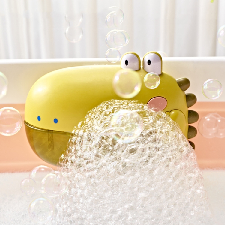Automatic Dinosaur Bubble Machine Baby Bathing Electric Bubble Bath Toy(Green )
Automatic Dinosaur Bubble Machine Baby Bathing Electric Bubble Bath Toy(Green )