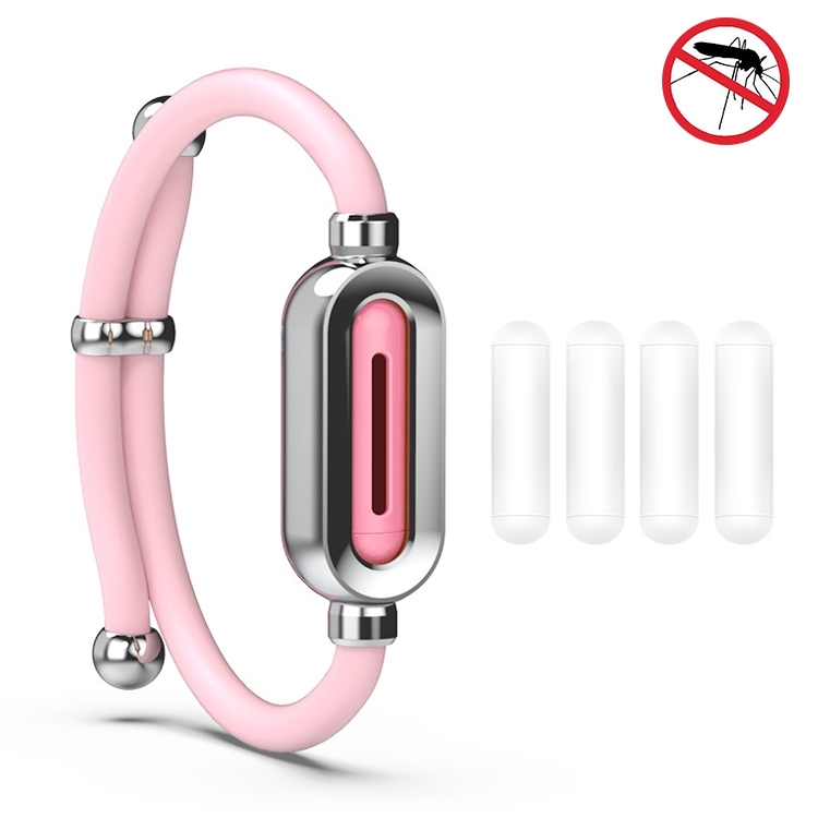 Pink SB-1301 Silicone Mosquito Repellent Bracelet Natural Plant Essential Oil Mosquito Buckle
Pink SB-1301 Silicone Mosquito Repellent Bracelet Natural Plant Essential Oil Mosquito Buckle