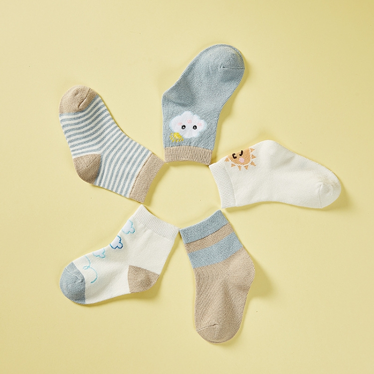 10 Pairs Spring And Summer Children Socks Combed Cotton Tube Socks XL(Sun Cloud)
10 Pairs Spring And Summer Children Socks Combed Cotton Tube Socks XL(Sun Cloud)