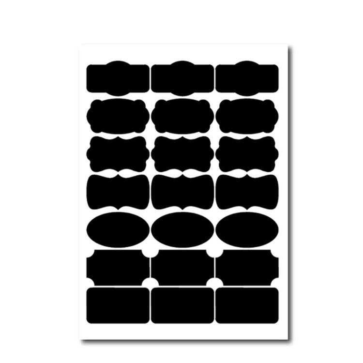 50 Sets Erasable Waterproof Removable Bottle Can PVC Blackboard Sticker 21PCS/Set 210x297mm
50 Sets Erasable Waterproof Removable Bottle Can PVC Blackboard Sticker 21PCS/Set 210x297mm