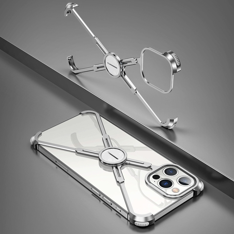 Oatsbasf Metal Magnetic Airbag Frame Shell Heat Dissipation Mobile Phone Ring Bracket For iPhone 12 Pro Max(Silver)
Oatsbasf Metal Magnetic Airbag Frame Shell Heat Dissipation Mobile Phone Ring Bracket For iPhone 12 Pro Max(Silver)