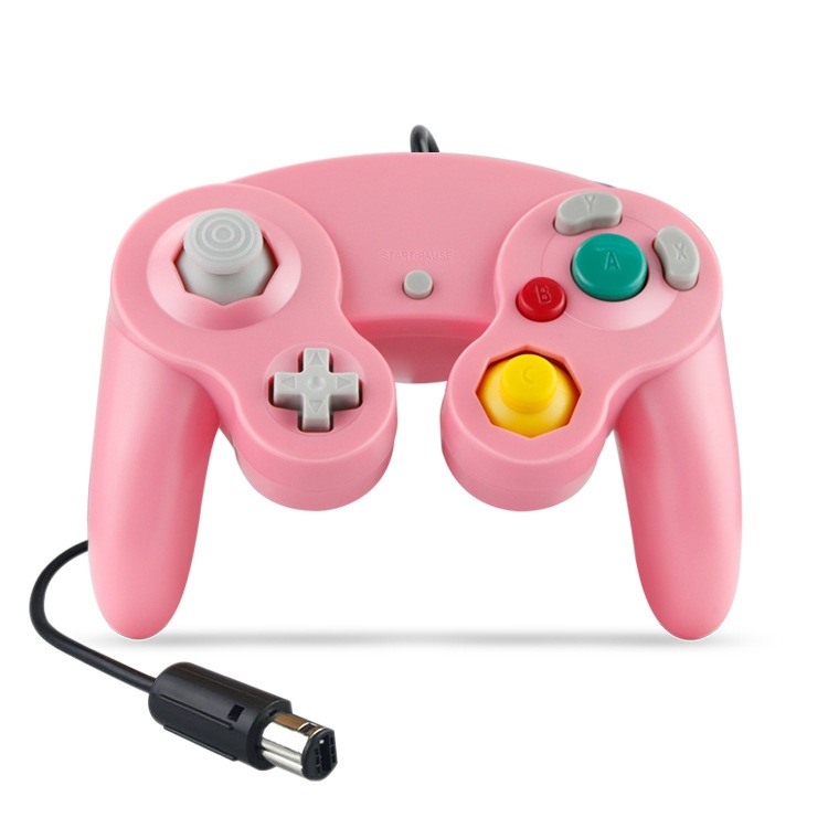 2 PCS Single Point Vibrating Controller Wired Game Controller For Nintendo NGC / Wii, Product color: Pink
2 PCS Single Point Vibrating Controller Wired Game Controller For Nintendo NGC / Wii, Product color: Pink