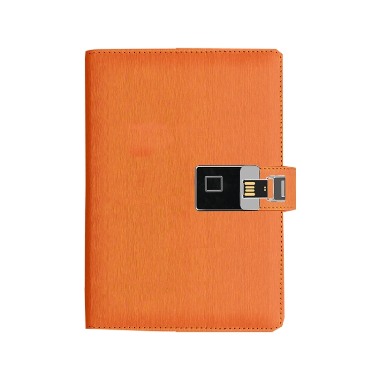 A5 Multi-Function Fingerprint Unlocking Notebook Can Record 10 Fingerprints, Specification: Fingerprint Lock + 16G U Disk(Steel Wire Orange)
A5 Multi-Function Fingerprint Unlocking Notebook Can Record 10 Fingerprints, Specification: Fingerprint Lock + 16G U Disk(Steel Wire Orange)