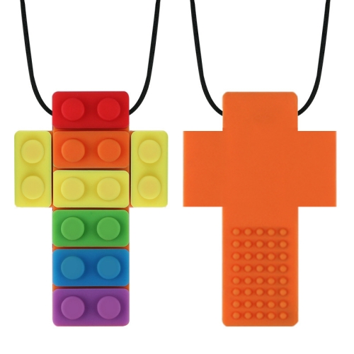 2 PCS Silicone Baby Building Block Teether Autistic Children Molar Stick, Colour: Orange Two
2 PCS Silicone Baby Building Block Teether Autistic Children Molar Stick, Colour: Orange Two